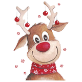 Rendier Rudolph Reindeer Strijk Applicatie