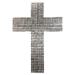 Cross Crusader Metalloptik zum Aufbügeln