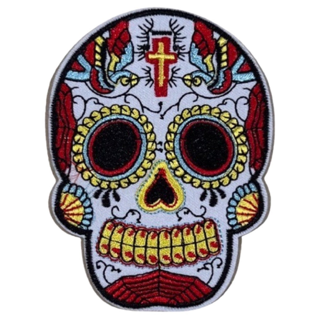 Sugar Skull Mexico Strijk Embleem Patch