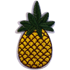 Ananas-Emblem-Aufnäher zum Aufbügeln