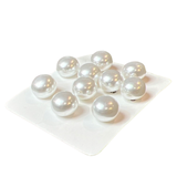 Pin Broche Steek Pin Knopen Witte Parel 10 stuks