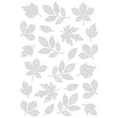 Blatt-Herbstblätter-Strass-Bügelapplikation