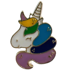 Einhorn-Kopf-Emaille-Pin
