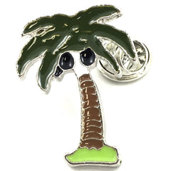 Palmen Kokosnüsse Emaille Pin