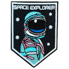 Space Explorer Astronauten-Emblem-Aufnäher zum Aufbügeln