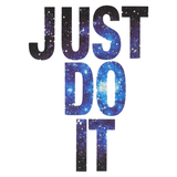 Just Do It Tekst Strijk Applicatie