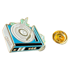 Plattenspieler Pickup Retro Emaille Pin