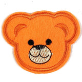 Teddy Beer Strijk Embleem Patch Oranje