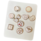 Pin Broche Steek Pin Knopen Champagne Roze Mixed Set 10 pins