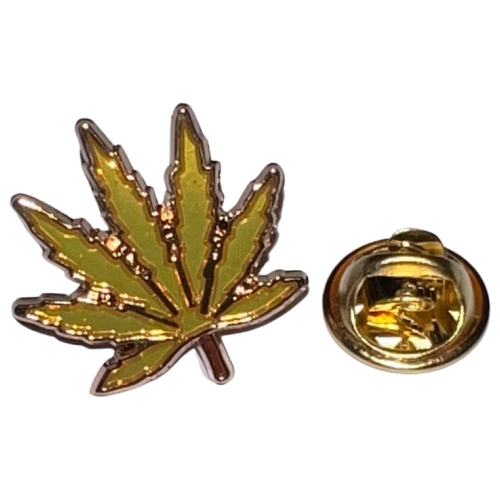 Marihuana Cannabis Hennep Wiet Weed  Emaille Pin