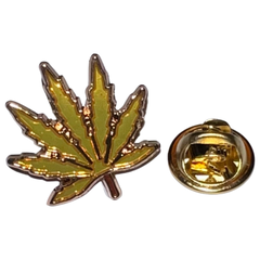 Marihuana Cannabis Hanf Unkraut Unkraut Emaille Pin