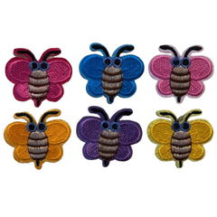 Bienen-Emblem-Patch-Set zum Aufbügeln, 6 Farben