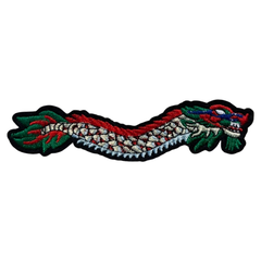 Dragon Dragons Chinesischer Drache-Emblem-Aufnäher zum Aufbügeln links