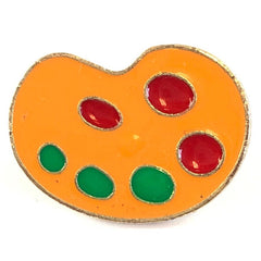 Farbpaletten-Emaille-Pin Orange