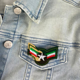 Close up Army Strepen Rang Strijk Embleem Patch