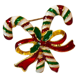 Kerst Candycane Snoepstok Broche Sierspeld