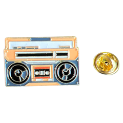 Kassettendeck Kassettenrecorder Tape Player Emaille Pin