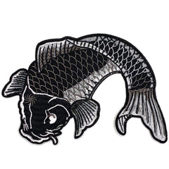 Karpfen Koi Fisch XL Aufnäher zum Aufbügeln