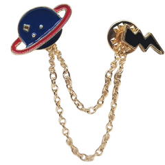 Planet Blitz Emaille Pin