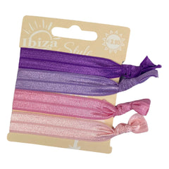 Ibiza Hair Elastic Lila, Flieder und Rosatöne