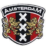 Amsterdam Wapen Schild Strijk Embleem Patch