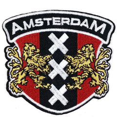 Aufnäher mit Wappen von Amsterdam zum Aufbügeln