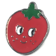 Erdbeer-Tomaten-Augen-Emaille-Pin