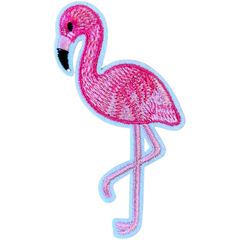 Flamingo-Emblem-Applikations-Patch zum Aufbügeln