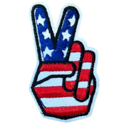 Friedenszeichen, Friedenszeichen, USA, Emblem zum Aufbügeln