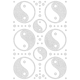 Yin Yang Strass Strijk Applicatie