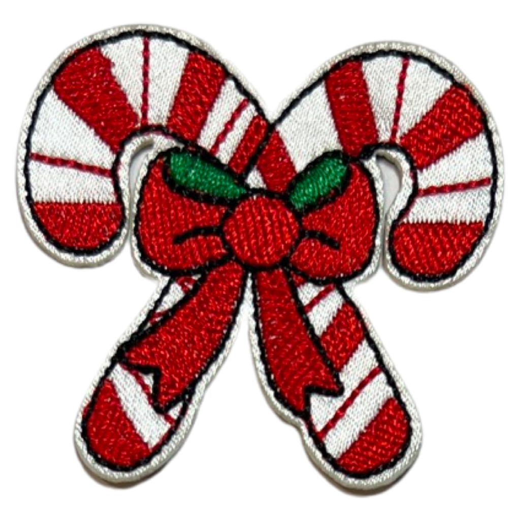 Kerst Kerst Zuurstok Candy Cane  Strijk Embleem Patch