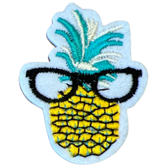 Ananas-Sonnenbrille-Emblem-Aufnäher zum Aufbügeln