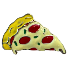 Pizza Point Emaille Pin