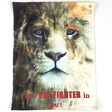 Leeuw Met Tekst Find The Fighter In You Applicatie