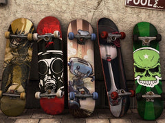 Skater Skateboard Bügelbild Airbrush L